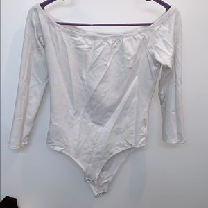 Off-shoulder bodysuit